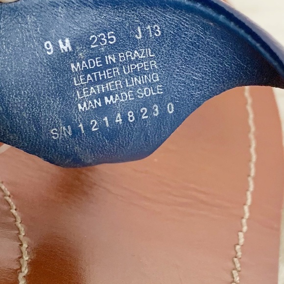 Tory Burch Cameron Wedge Sandal in Navy - Picture 10 of 10